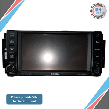 2008–2010 Chrysler Jeep Dodge MyGIG RER Nav Radio OEM — view 1