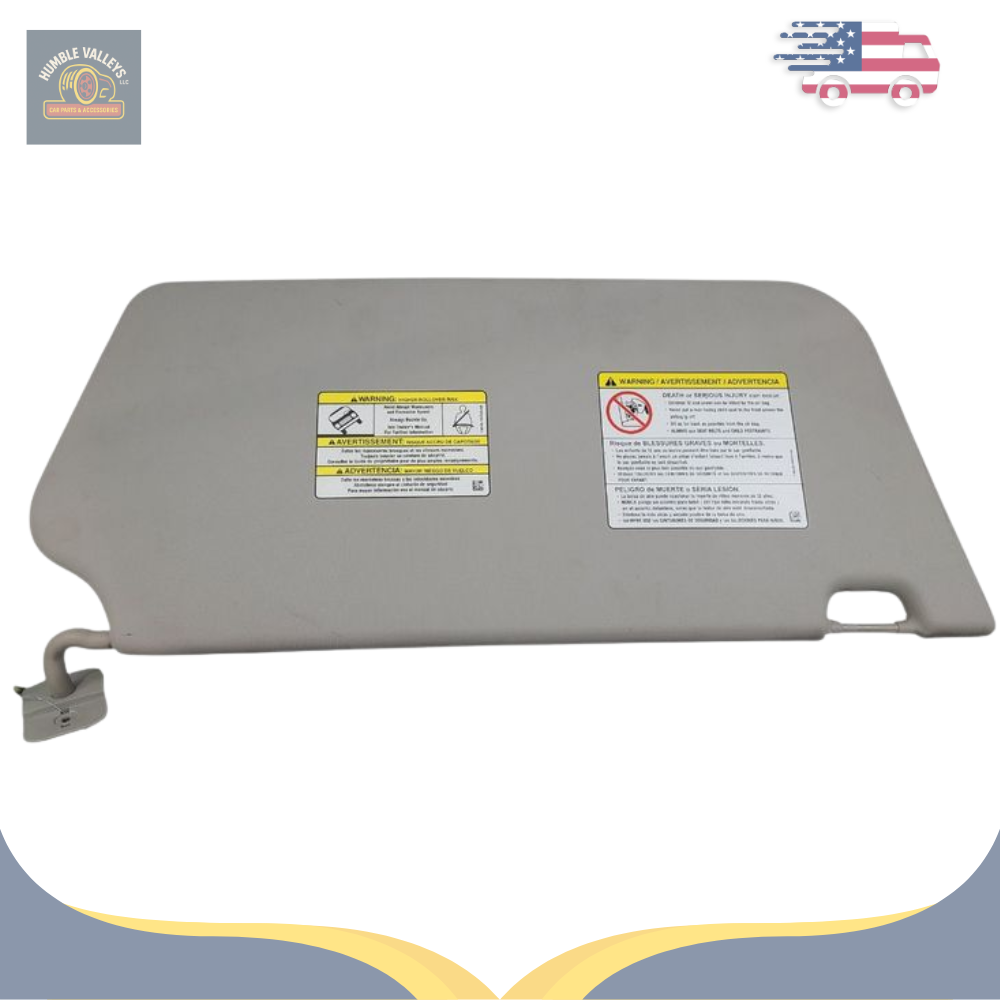 2015–2020 Ford Transit 250 Driver LH Interior Sun Visor Gray OEM — view 1