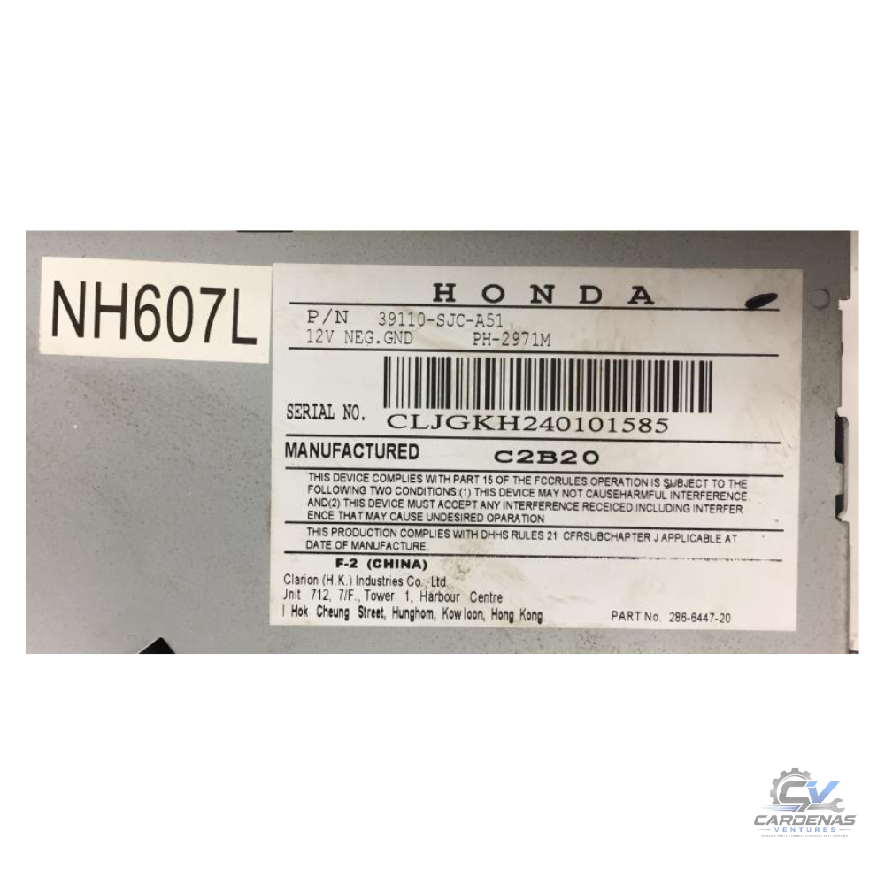 2006–2014 HONDA Ridgeline Navigation GPS Display Screen OEM — view 2