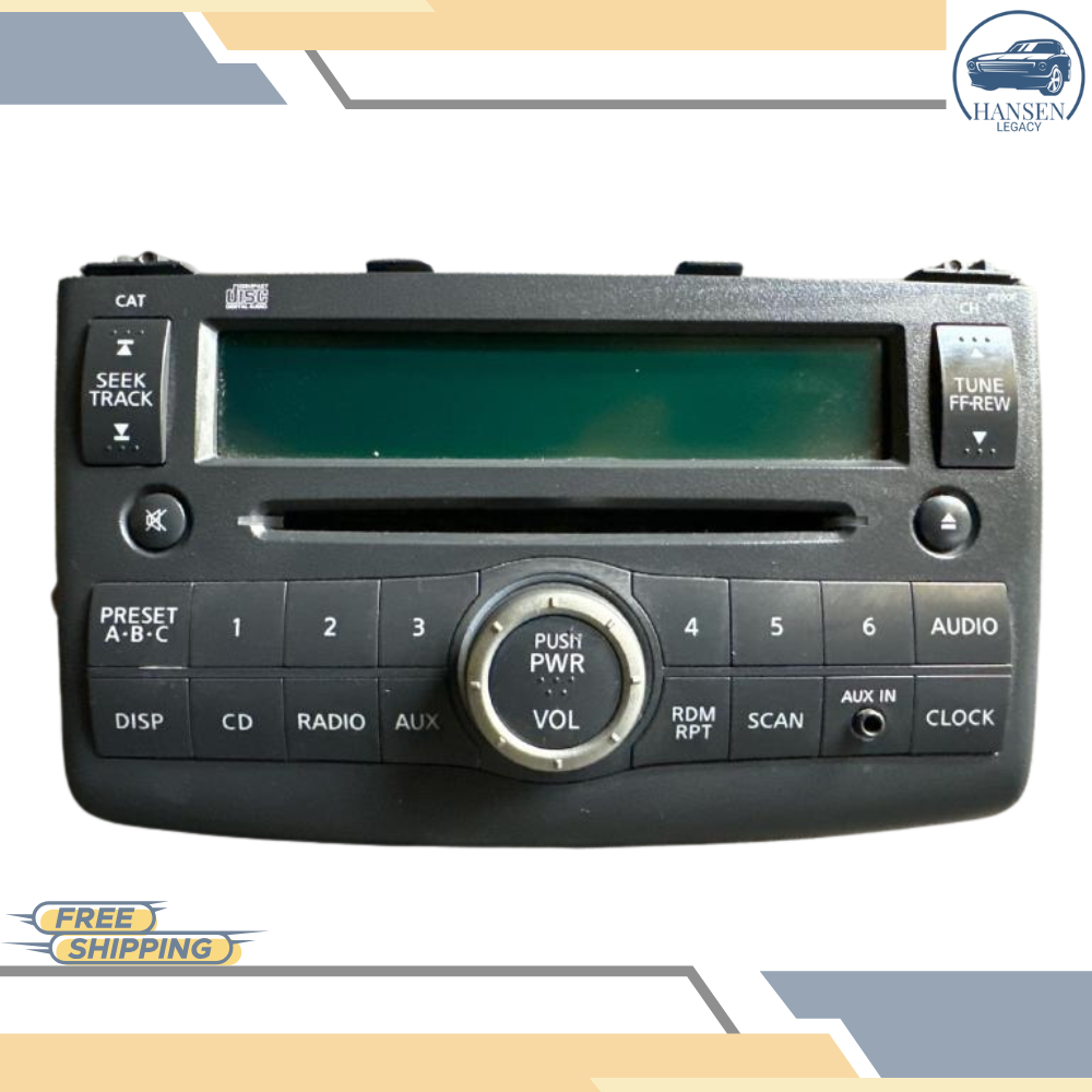2009–2010 Nissan Rogue AM FM CD Radio Receiver 09 10 OEM Tested — view 2