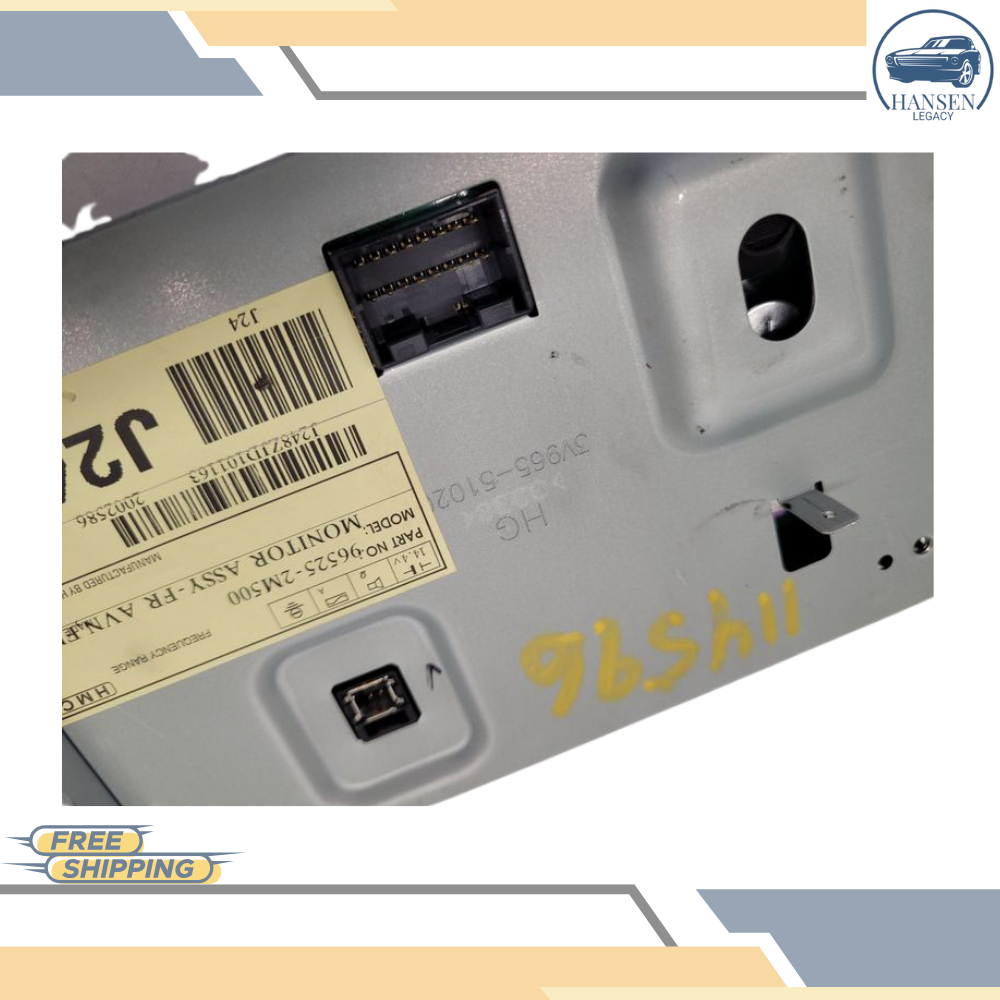 2013–2016 Hyundai Genesis Coupe Radio Navigation Information Display Screen OEM — view 5
