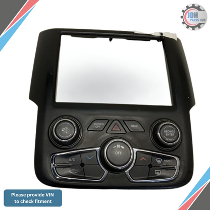 2013–2023 Dodge Ram 1500 2500 3500 A/C AC Heater Temperature Controls Bezel OEM — view 1