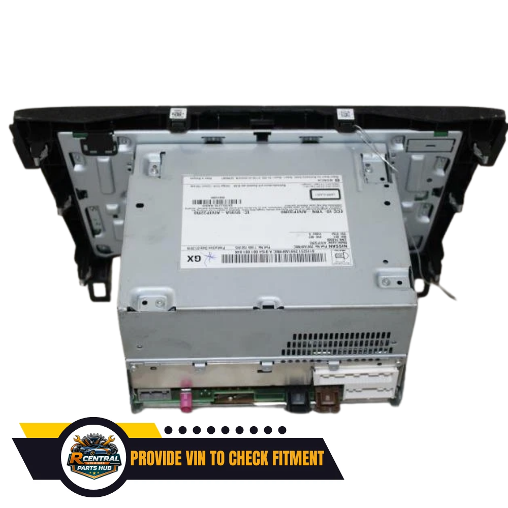 2018–2020 Nissan Rogue AM FM CD Radio Display & Receiver Single CD OEM — view 2