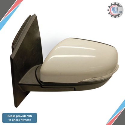 2019–2024 Ford Edge Left Driver Side View Door Mirror White — view 1