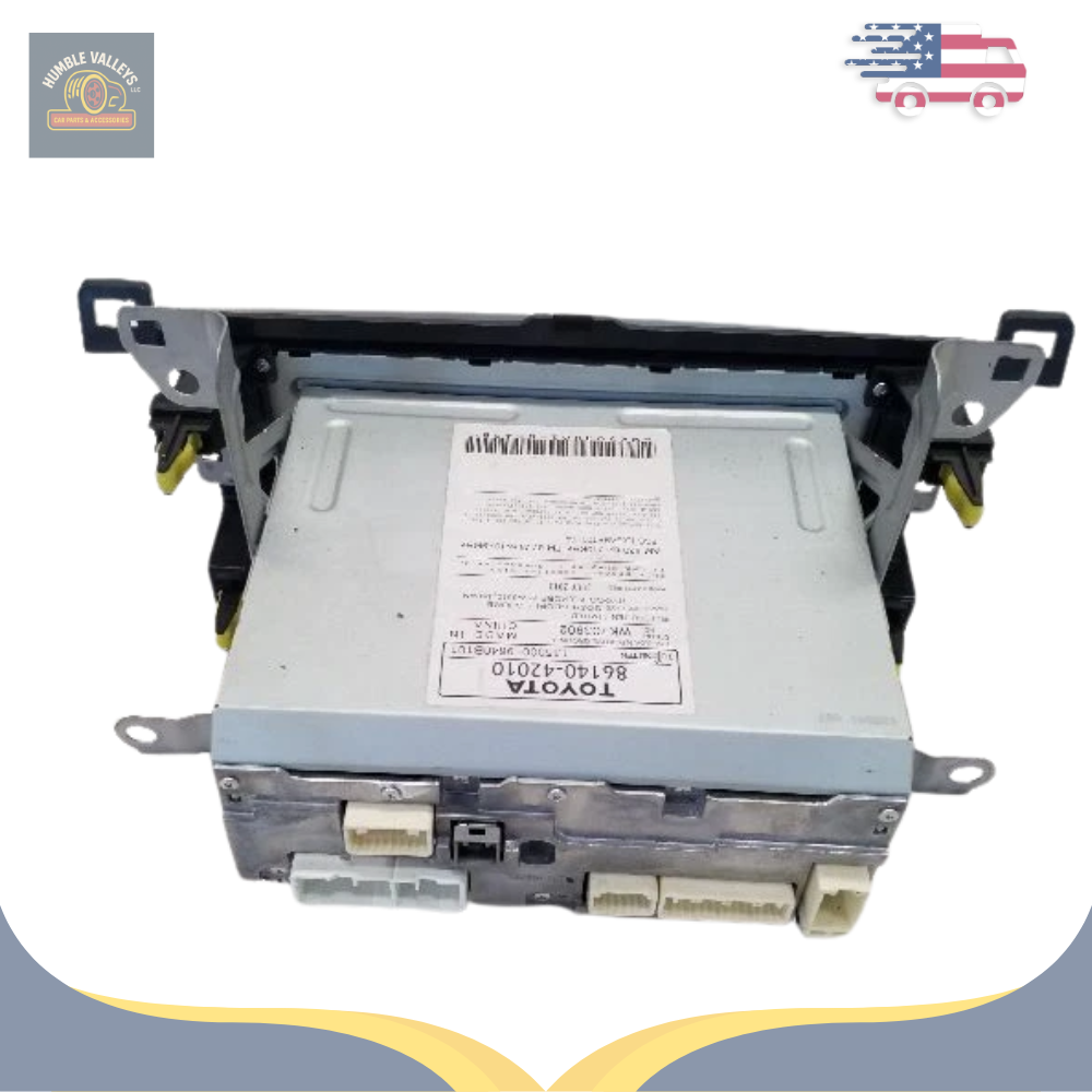 2013 Toyota Rav4 Radio Receiver with Display Screen 100067 OEM — view 3