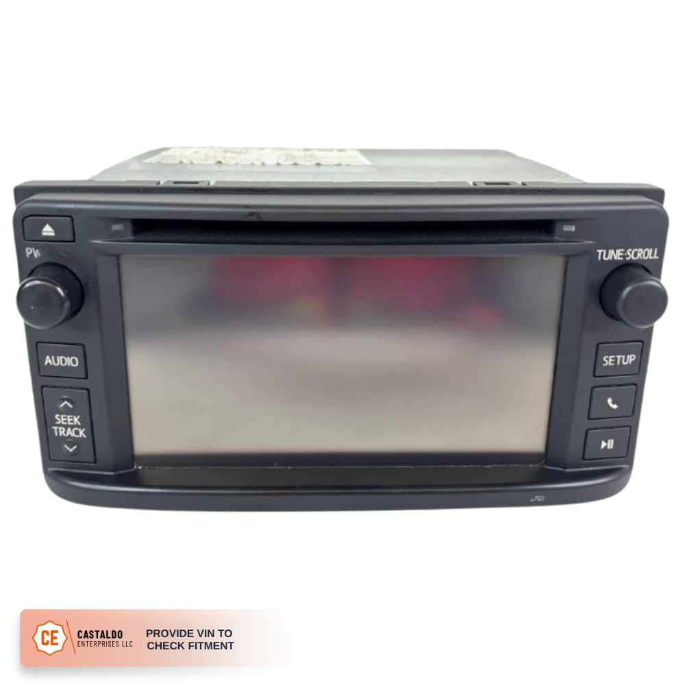 2013 Toyota Corolla CD Player Radio with Display Screen 57056 OEM — view 1