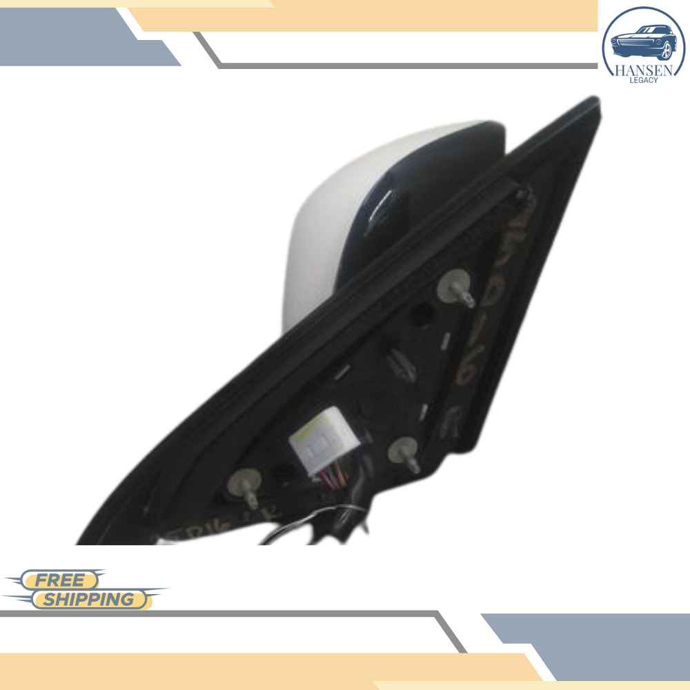 2017–2020 Infiniti QX60 Right Passenger Side Door Mirror Assembly White OEM — view 4