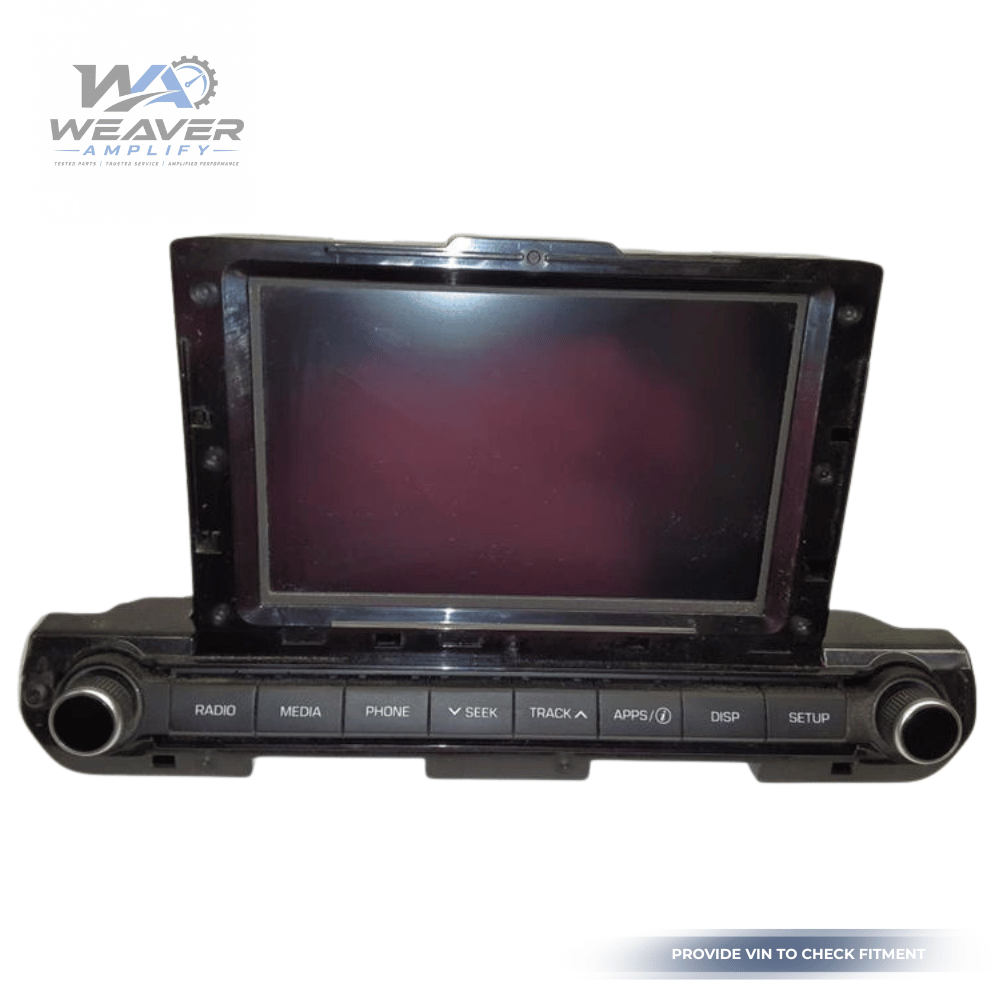 2017–2019 Hyundai Elantra AM FM Radio Receiver with Display Screen OEM — view 1