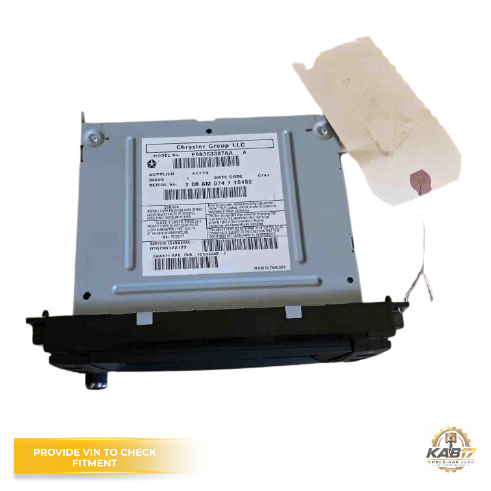 2013–2019 DODGE CARAVAN Navigation Radio Player Display Screen OEM P68363307AA — view 2