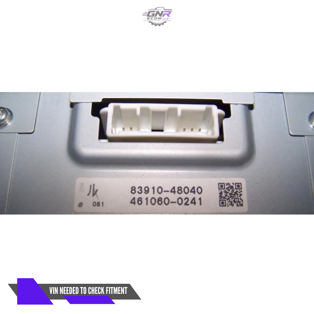 2009–2010 TOYOTA HIGHLANDER Upper Dash Information Display Screen 83910-48040 — view 3