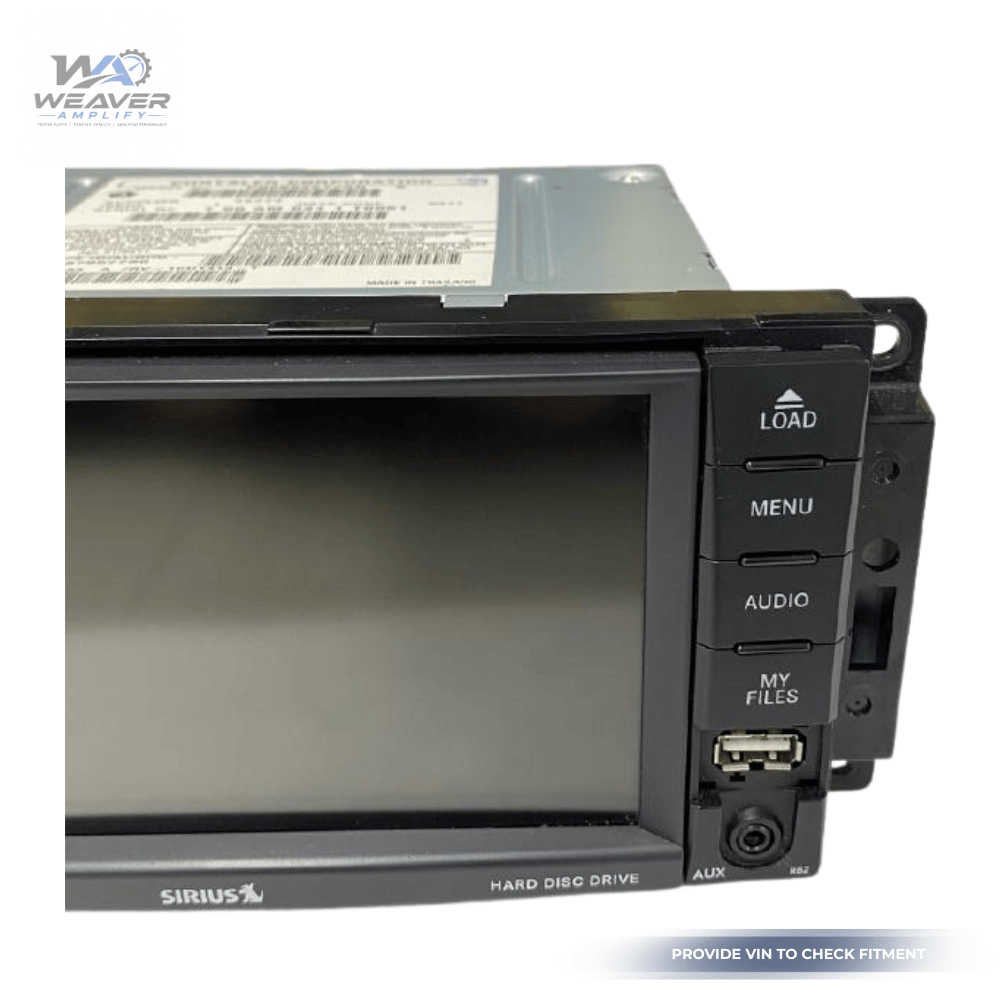2011–2017 Jeep Patriot Compass AM FM CD DVD Satellite Radio Receiver ID RBZ OEM — view 2