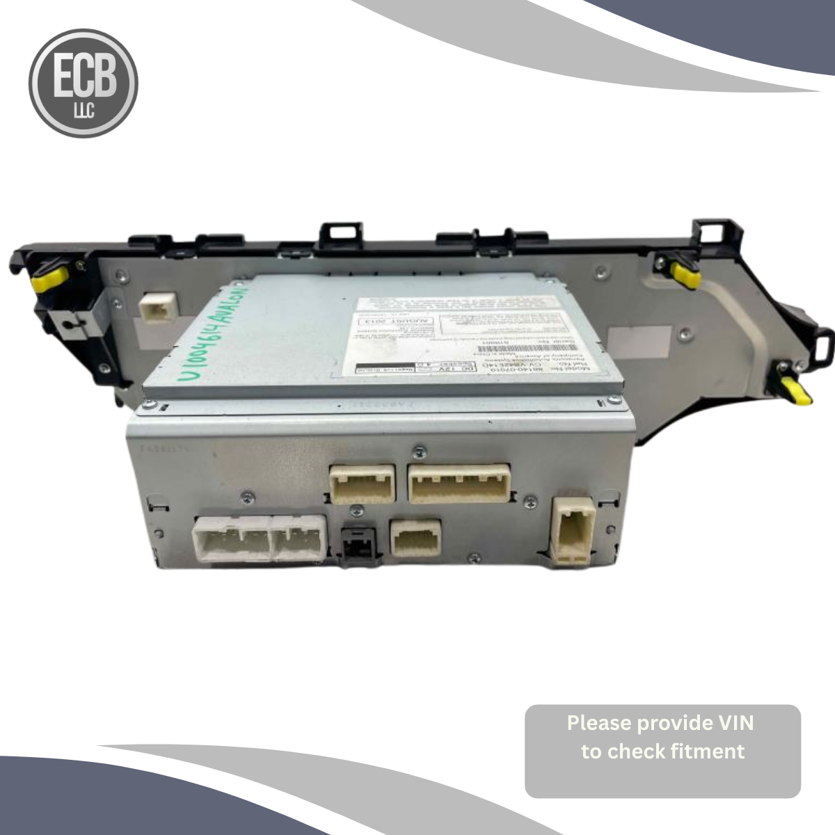 2013–2014 Toyota Avalon Radio Receiver AM FM CD MP3 Display OEM — view 2