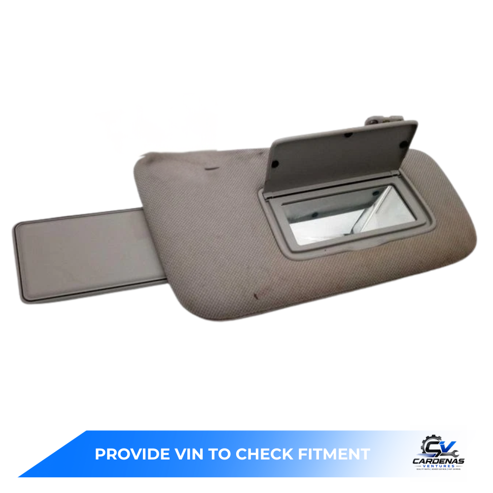 2013–2019 Nissan Sentra RH Passenger Sunvisor Sun Visor with Mirror OEM — view 2