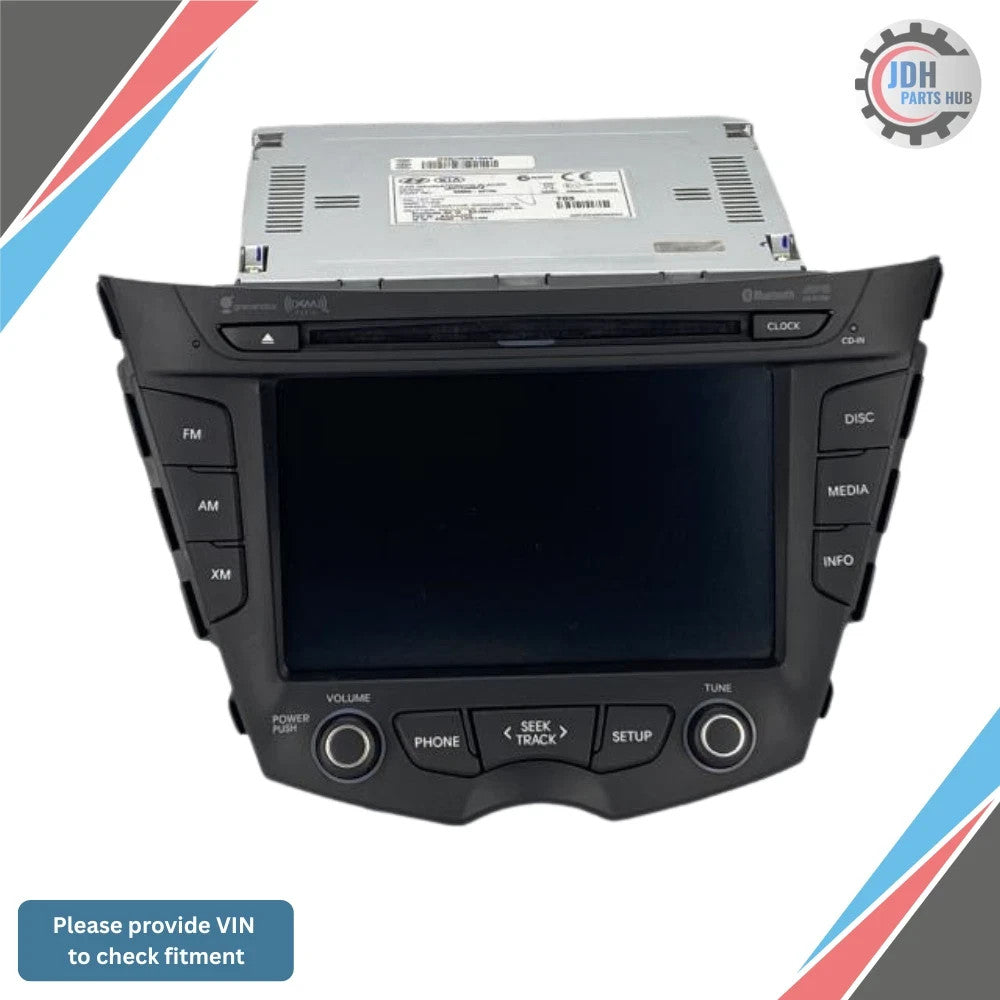 2012–2015 Hyundai Veloster Radio Display Receiver Satellite CD OEM 96560 2V720 — view 1