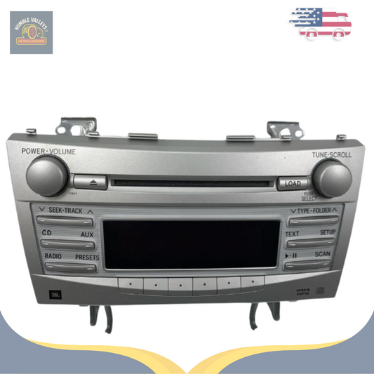 2010–2011 Toyota Camry without navigation AM-FM-CD Player Face ID 11847 OEM 10 11 — view 1