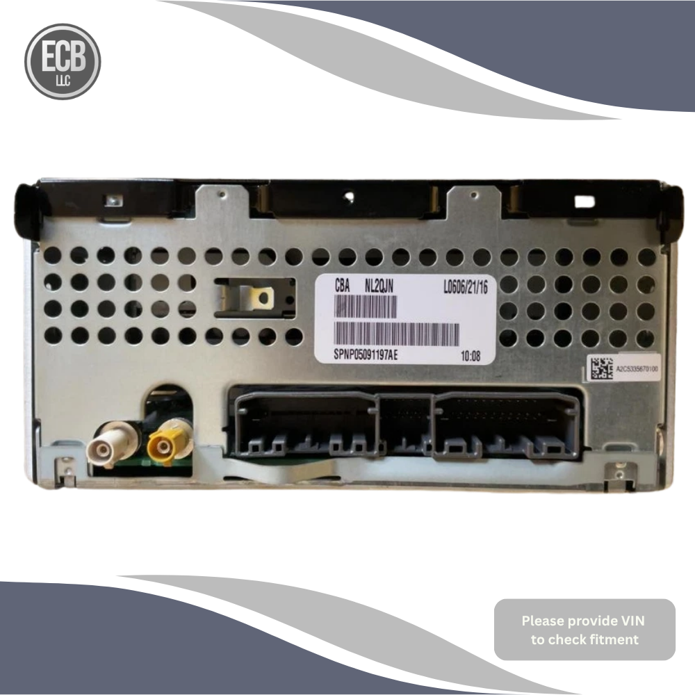 2012–2017 Jeep Patriot AM-FM-CD-MP3 Player Satellite Radio Receiver ID RES OEM — view 2