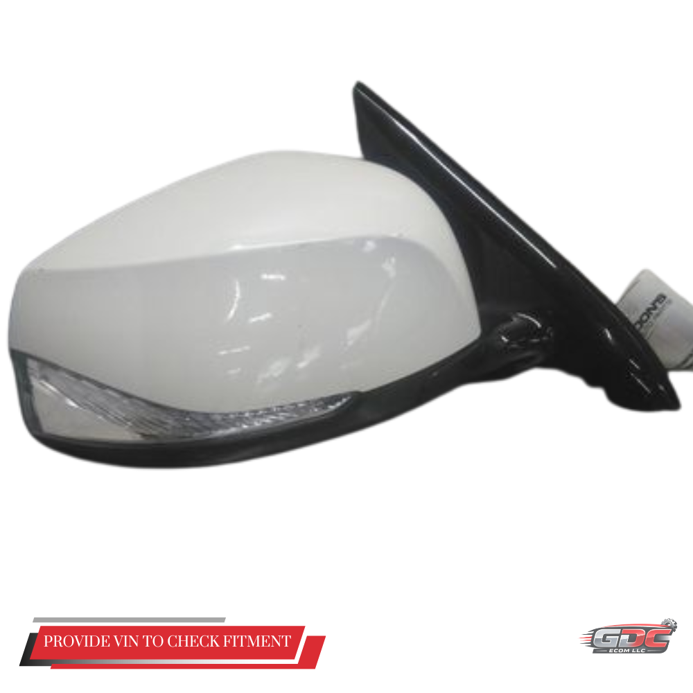 2017–2020 Infiniti QX60 Right Passenger Side Door Mirror Assembly White — view 2