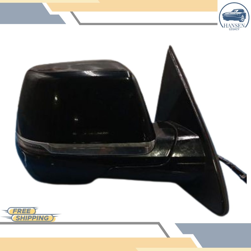 2015–2020 Cadillac Escalade Right Passenger Side Door Mirror Black OEM — view 2