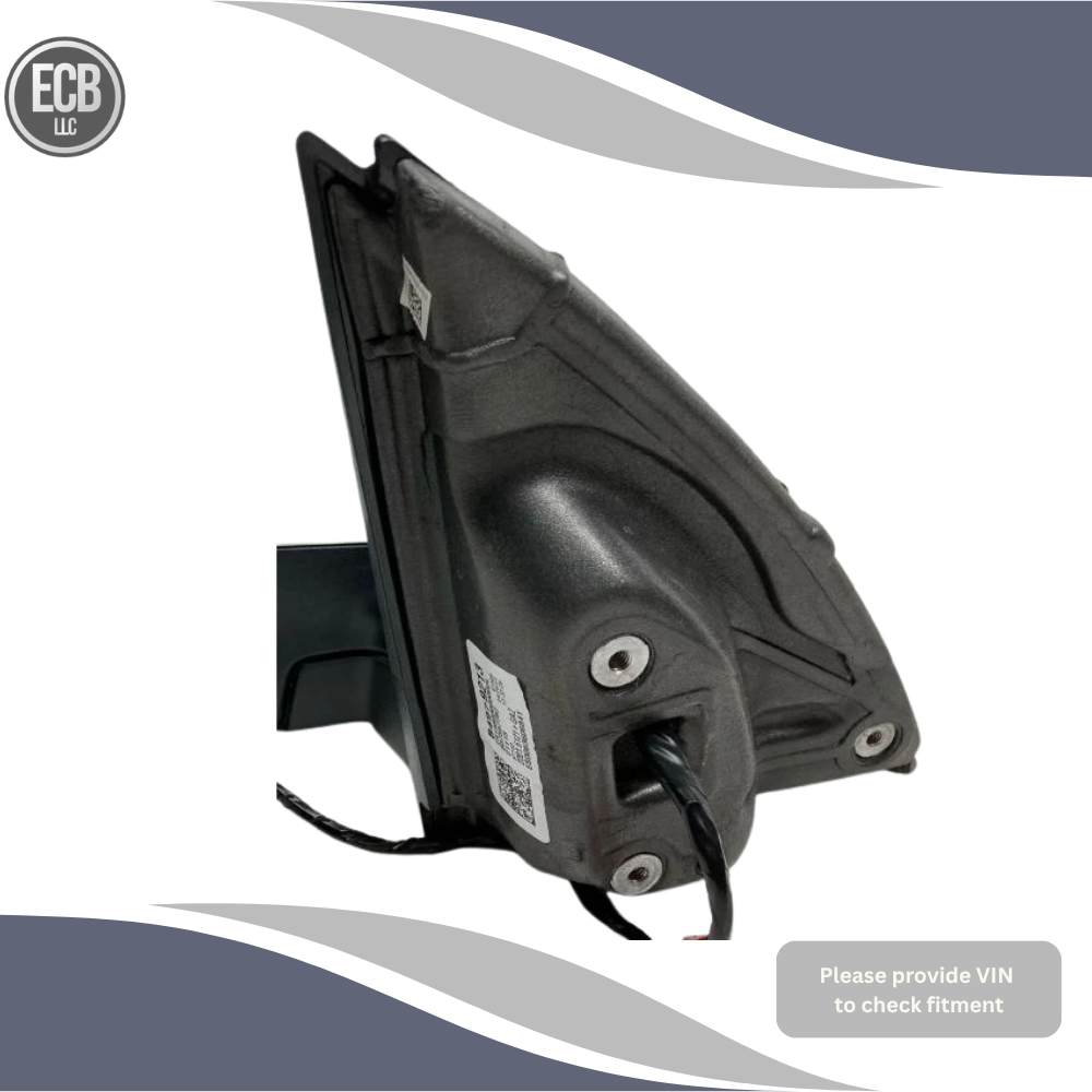 2018–2022 Chevrolet Traverse Left Driver Side View Door Mirror Black OEM — view 4