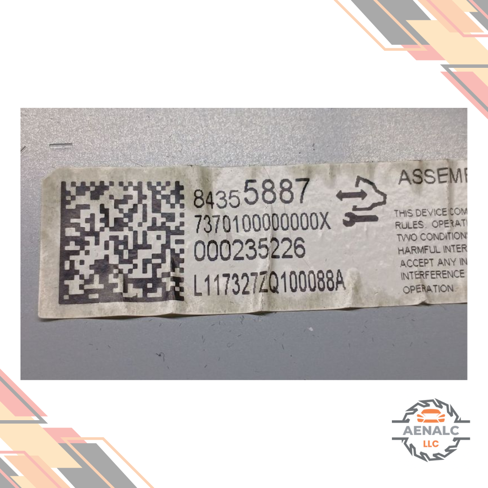 2018–2020 Chevrolet Impala Radio Receiver Display Screen OEM — view 4