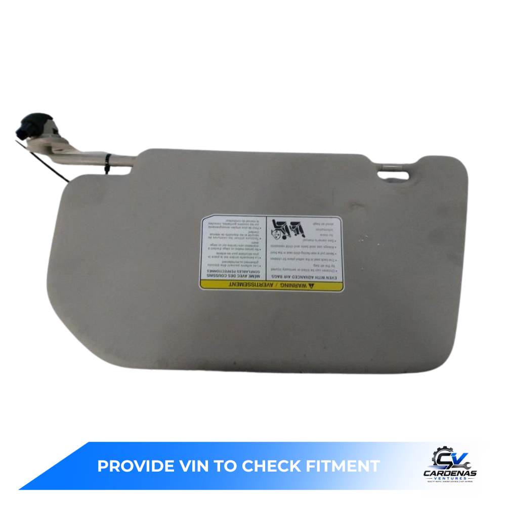2021–2025 Nissan Rogue Passenger RH Sun Visor OEM — view 1