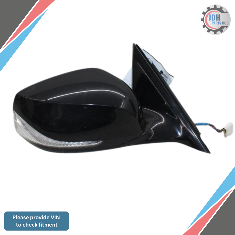 2014–2021 Infiniti Q50 Right Passenger Side Door Mirror Heated Gray — view 1