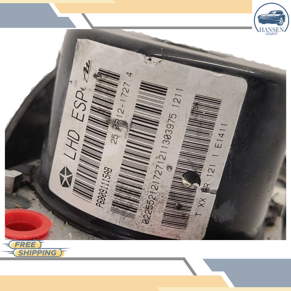 2010–2017 Jeep Patriot ABS Anti Lock Brake Actuator Pump 11 12 13 14 15 16 — view 3