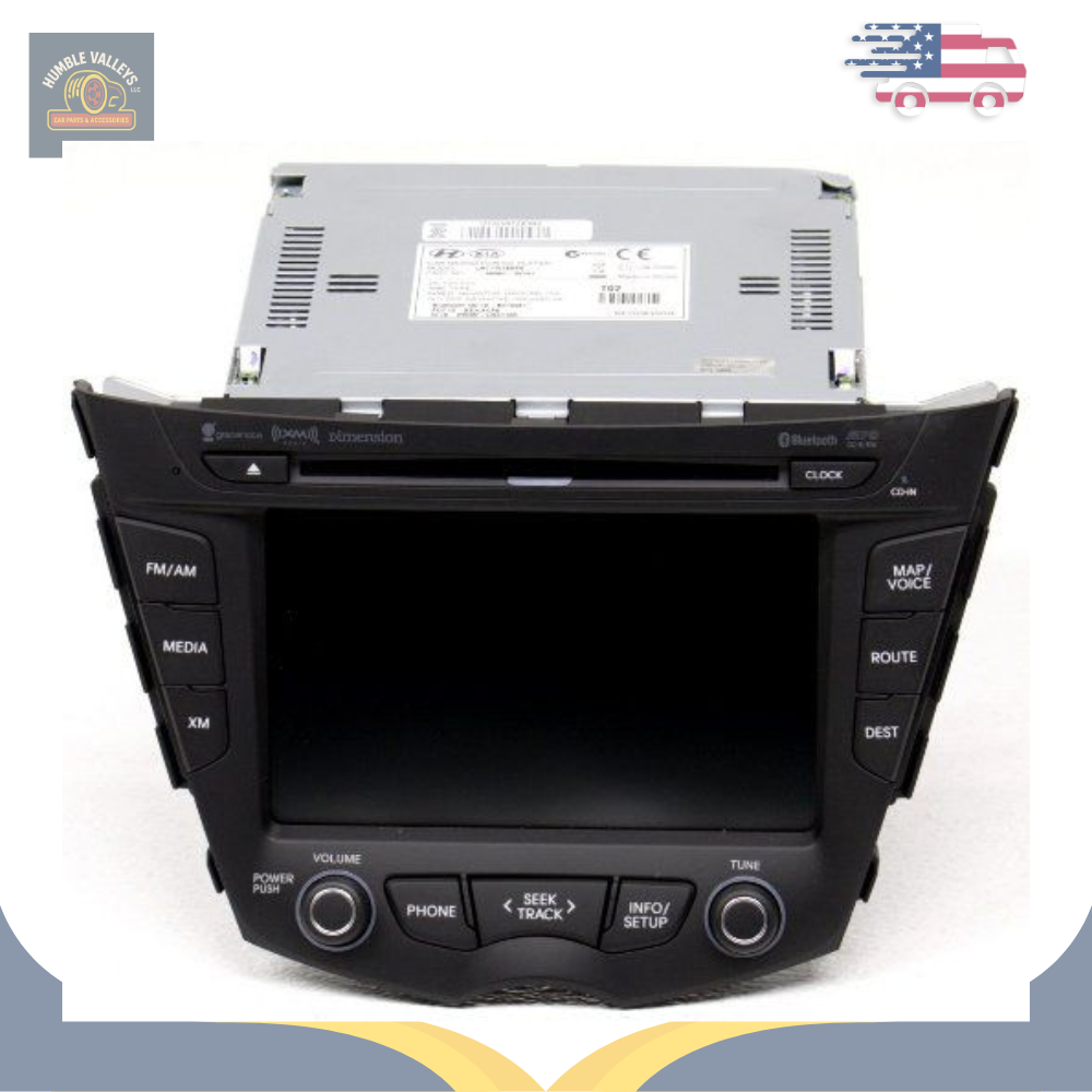 2012–2015 Hyundai Veloster Radio Receiver Display Screen with Navigation 13 14 — view 1