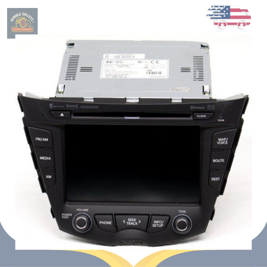 2012–2015 Hyundai Veloster Radio Receiver Display Screen with Navigation 13 14 — view 1