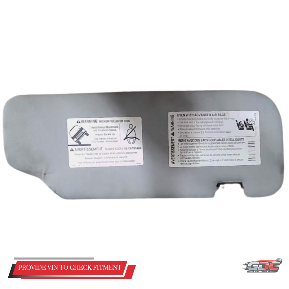 2012–2015 Chevrolet Captiva Left Driver Sun Visor OEM — view 2