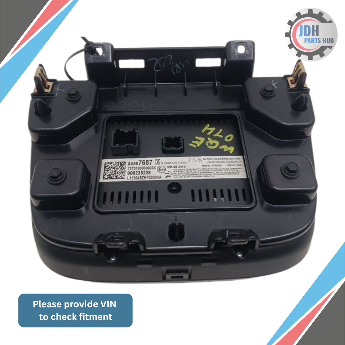 2019–2020 Chevrolet Malibu Control Panel Display Screen OEM — view 2