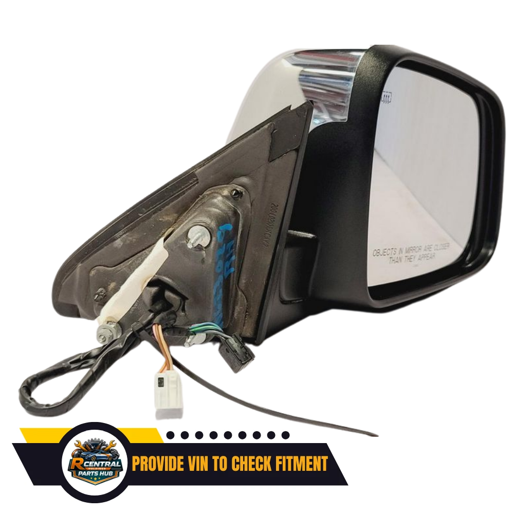 2011–2018 Jeep Grand Cherokee Right Passenger Side View Power Door Mirror Chrome — view 2