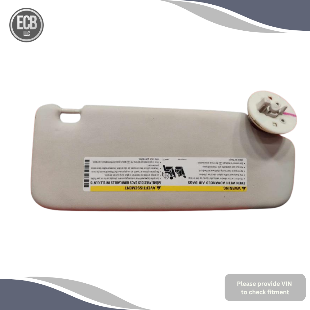 2017–2019 Chevrolet Cruze Driver Sun Visor OEM — view 3