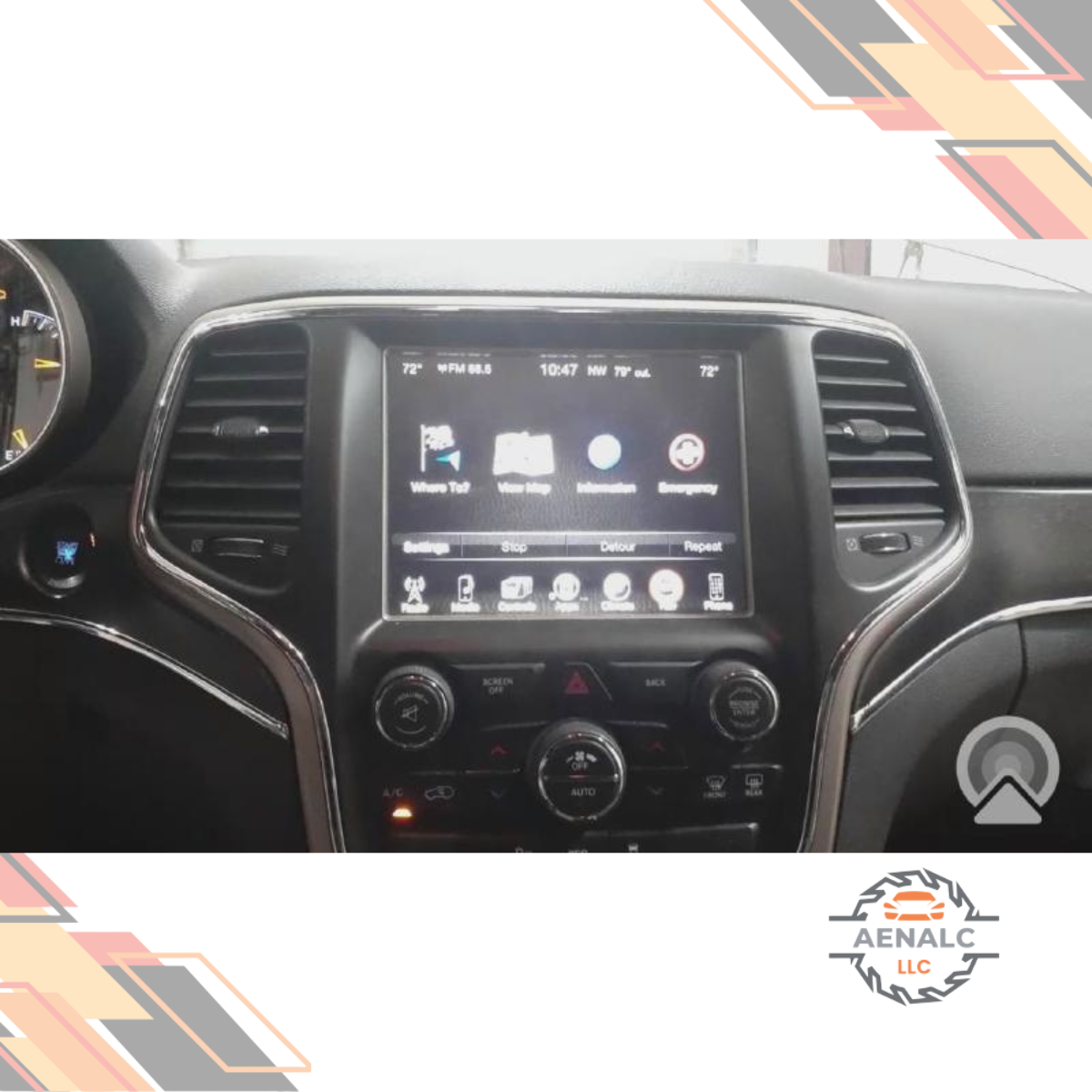 2015 Dodge Ram 1500 2500 350 Radio Receiver Touch Screen NAVIGATION 8.4 Option RA4 — view 1
