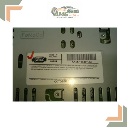 2013–2015 Ford Taurus Radio Receiver DG1T-19C107-JA thru JE — view 3