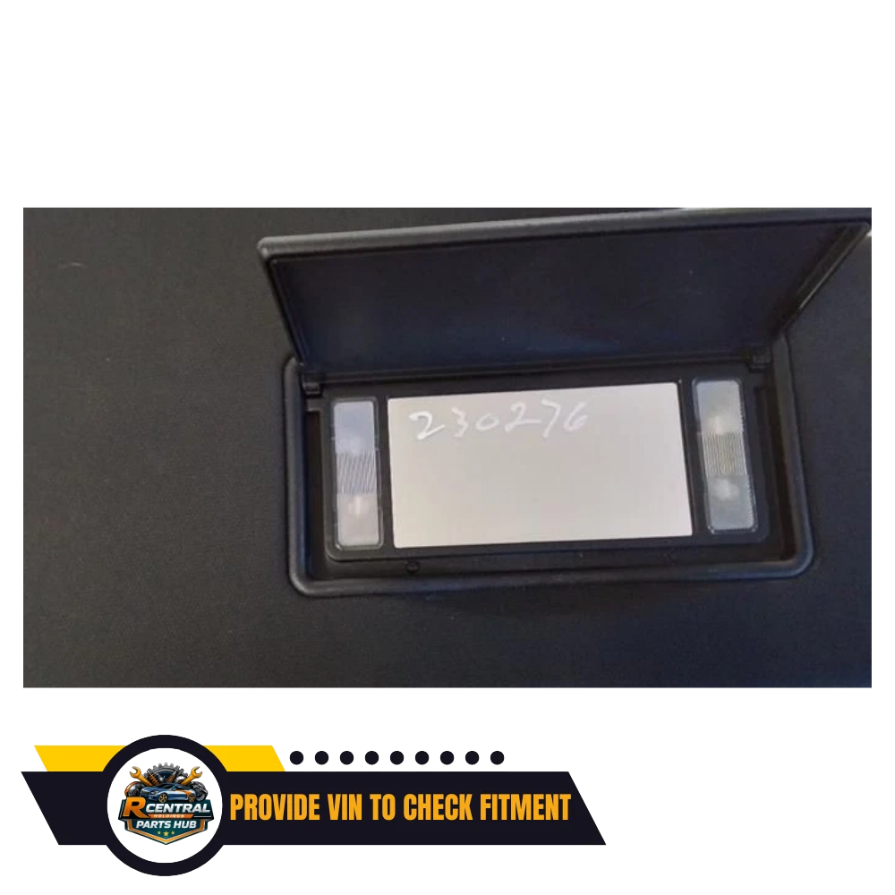 2019–2023 Dodge Ram 1500 Right Passenger Side Sun Visor Illumination Black OEM — view 1
