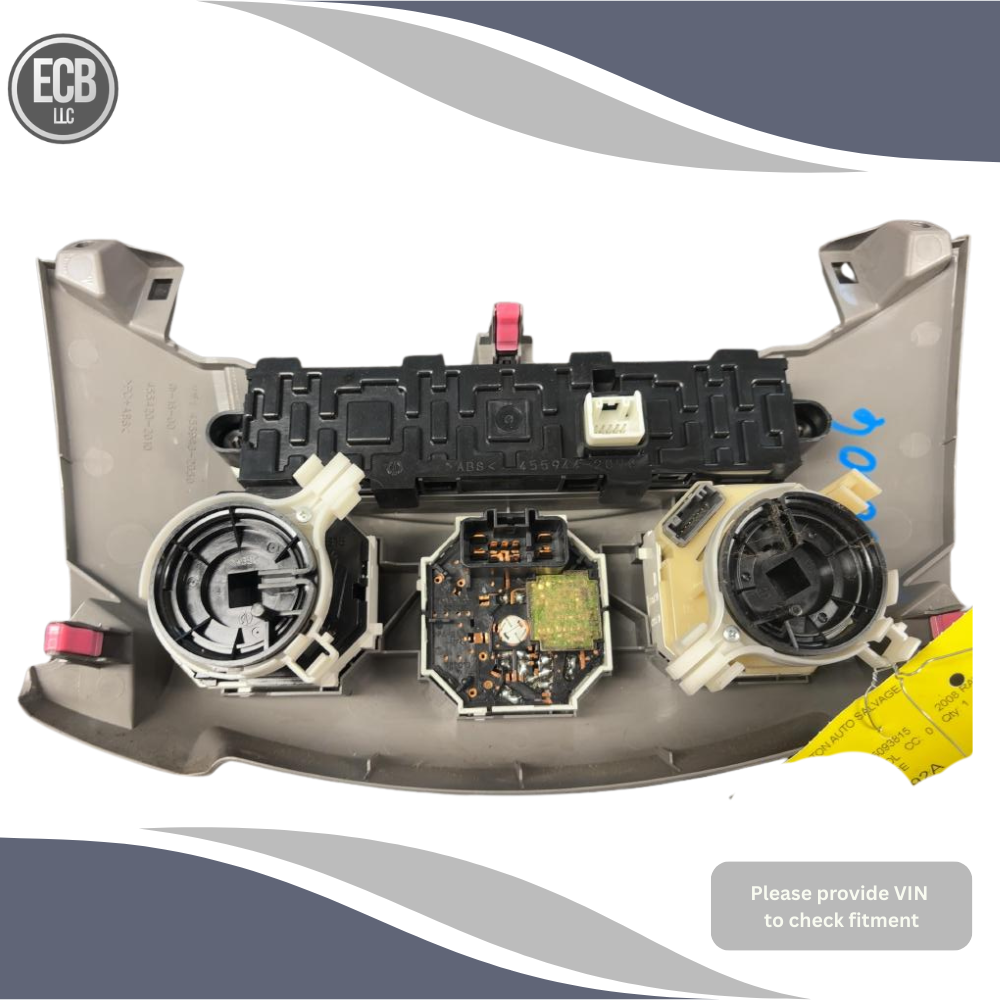 2006–2012 Toyota RAV4 AC Heater Manual Climate Temperature Assembly OEM — view 2