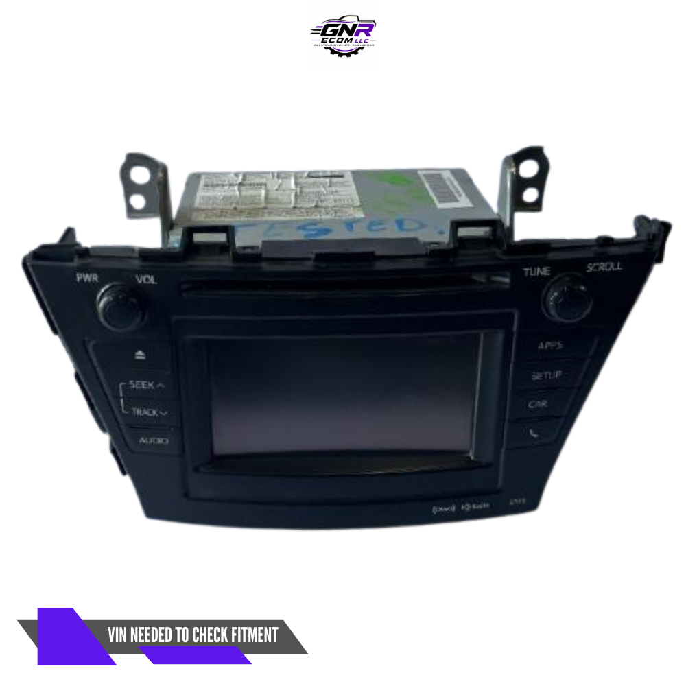 2012–2014 Toyota PRIUS Touch Screen Stereo AM FM XM HD Radio CD Player 57011 OEM — view 1