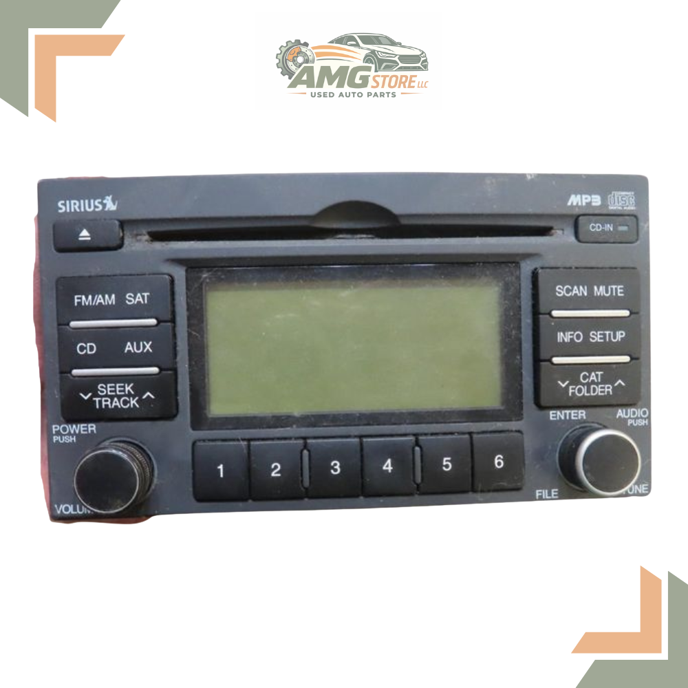2009–2011 Kia Rio AM FM CD MP3 Satellite Radio Receiver — view 1