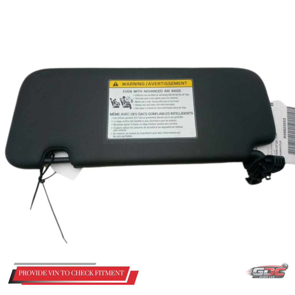 2019–2021 Kia Forte RH Passenger Sunvisor Sun Visor with Mirror OEM — view 3