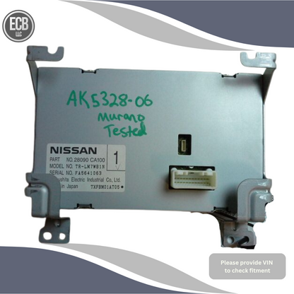 2003–2007 Nissan Murano Information Display Screen Dash Navigation OEM — view 2