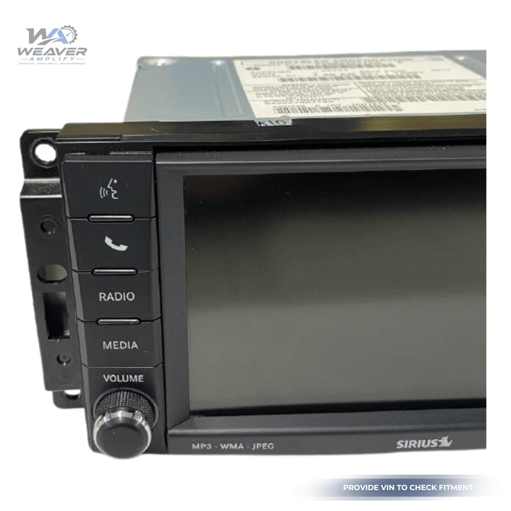 2013–2017 Jeep Patriot AM-FM-CD-DVD-M<wbr/>P3-HDD Radio Receiver RBZ with Satellite OEM — view 2