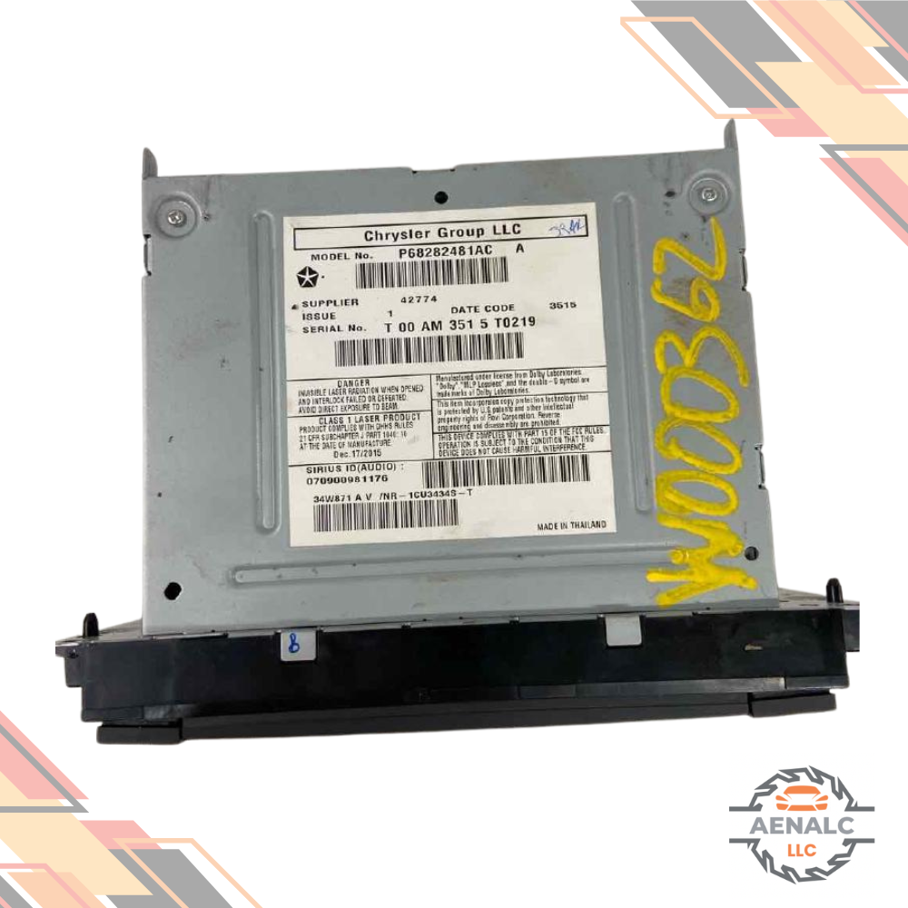 2013–2019 DODGE CARAVAN AM FM CD Navigation Radio Player Display Screen OEM RHB — view 2