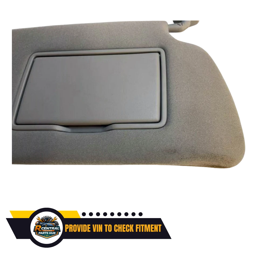 2013–2021 Nissan Frontier Left Driver Sun Visor Sunvisor Gray OEM — view 3