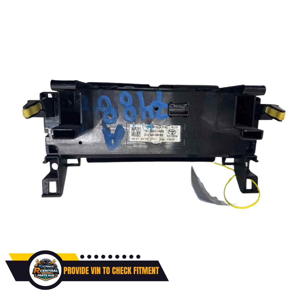 2015–2017 Toyota Camry Manual A/C AC Heater Temperature Climate Control OEM — view 2