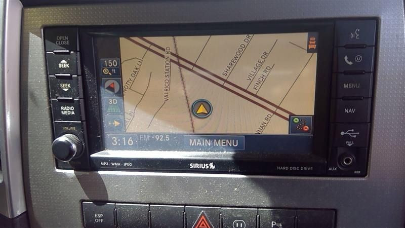 2008–2010 Jeep Grand Cherokee Radio AM FM DVD Navigation Radio Receiver RER — view 1