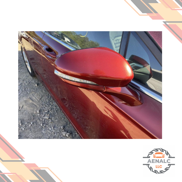 2013–2014 Ford Fusion Passenger Side Power Heated Door Mirror Assembly Red Right — view 1