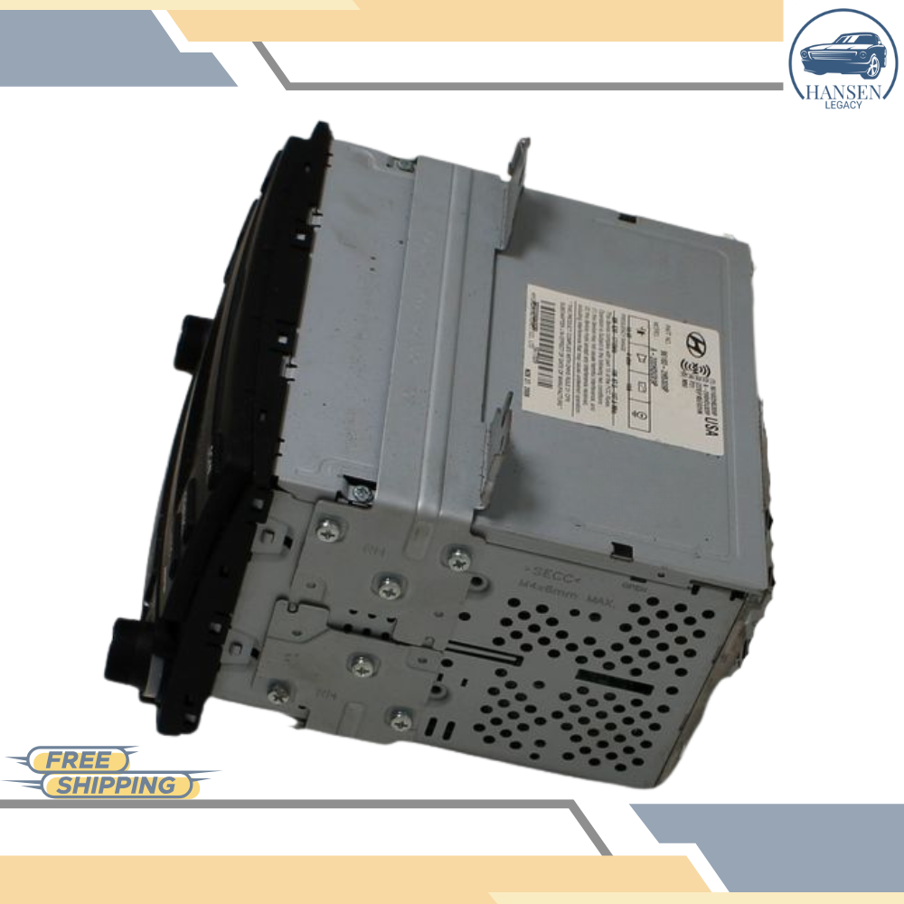 2009–2010 Hyundai Elantra Sedan AM FM CD Player Radio Receiver 09 10 — view 4