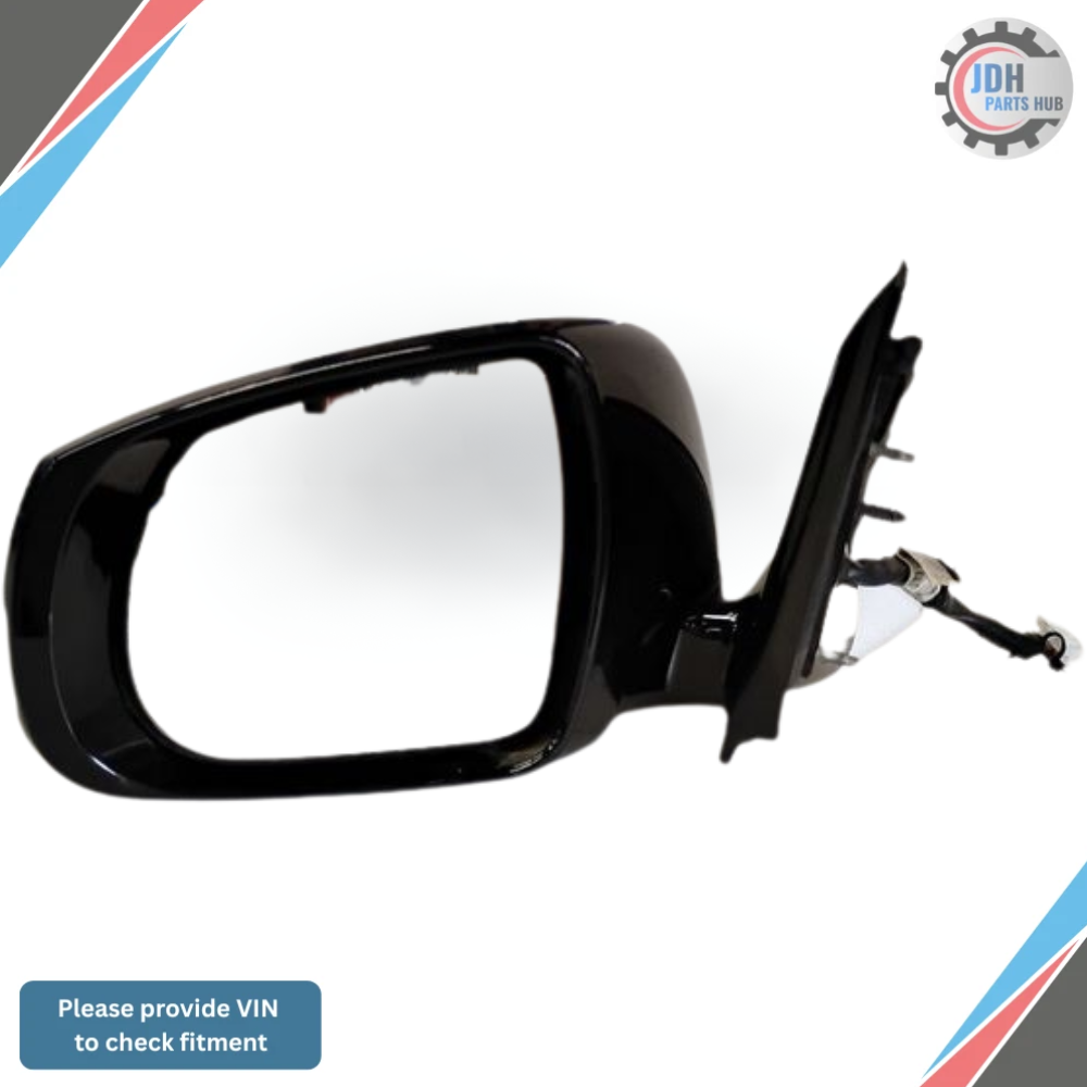 2017–2020 Infiniti QX60 Left Driver Side Door Mirror Assembly Black Power Heated — view 1
