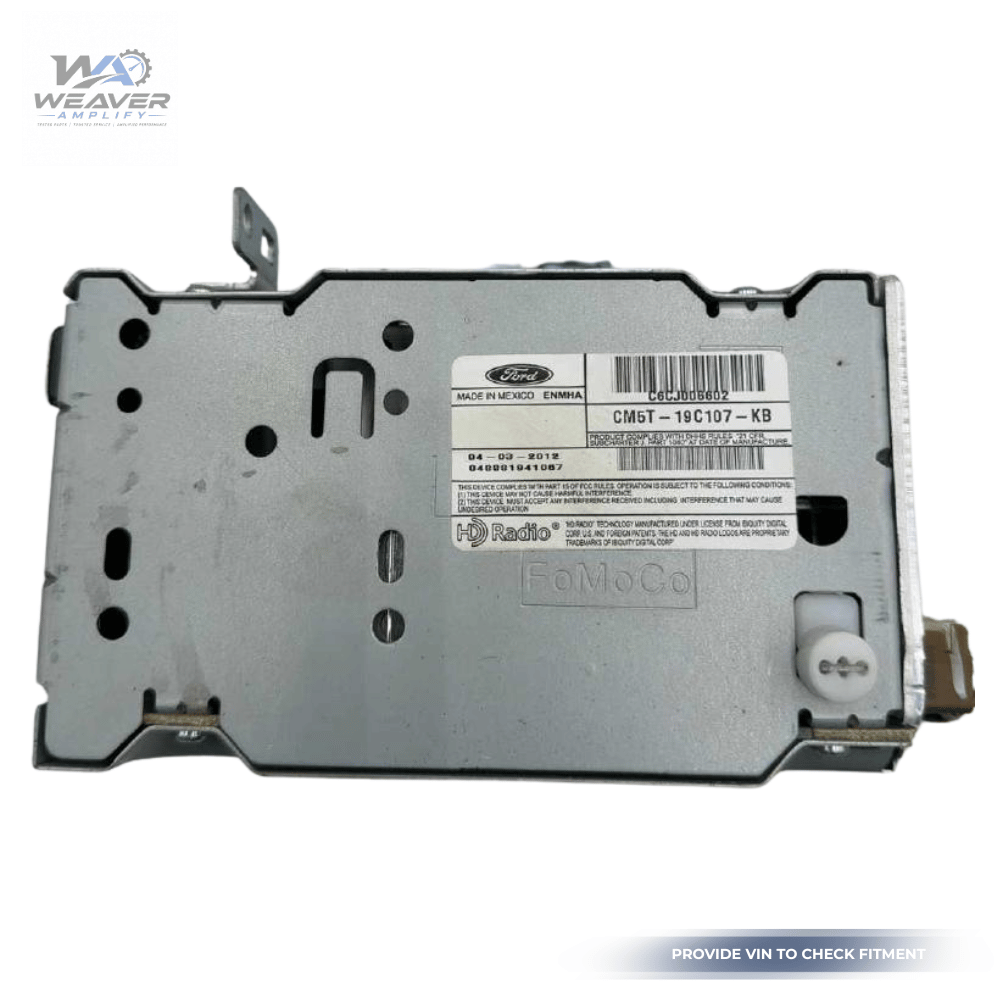 2012–2014 Ford Focus Receiver AM FM Satellite Radio Receiver CM5T19C107 KA - KG — view 4